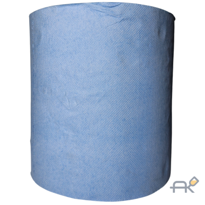 JETAPRO 5850236 Двухслойные очищающие бумажные салфетки. 22х35 см. Цвет: синий рулон 500шт